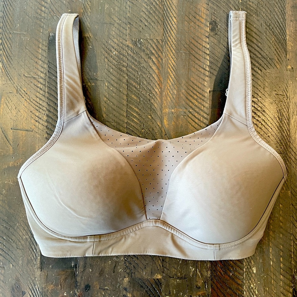 Lululemon Run Times High Support Bra Olive Green 34D